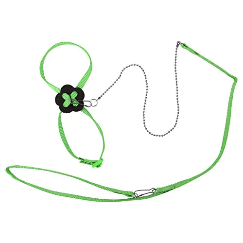 DONGKER Reptile Lizard Harness LeashAdjustable Pet Traction Belt Harness for Small Medium Large Reptile Amphibians Outdoor Pet Walking